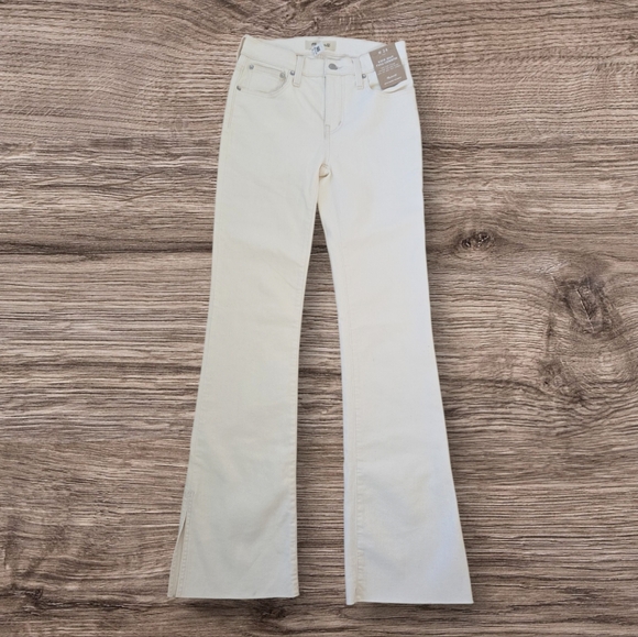 Madewell Denim - NWT Madewell Kick Out Full-Length Jeans White Vintage Canvas Size 24